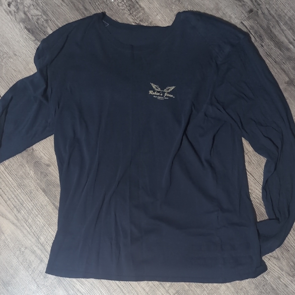 Robin's Jean Black Long Sleeve Tee